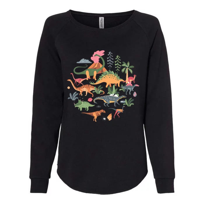 Cute Dinosaurs / Illustration Dino Collection Classic Womens California Wash Sweatshirt