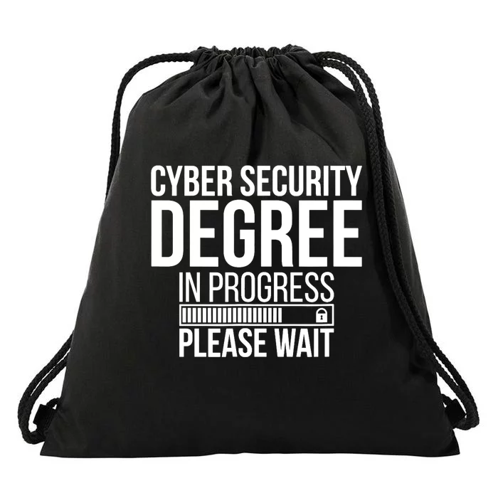 Cybersecurity Degree In Progress Cybersecurity Specialist Drawstring Bag