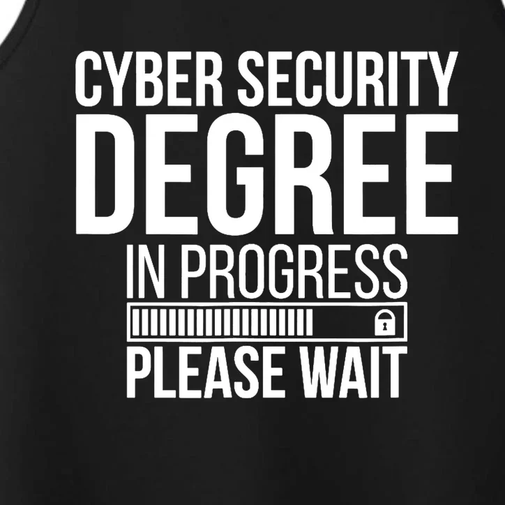 Cybersecurity Degree In Progress Cybersecurity Specialist Performance Tank