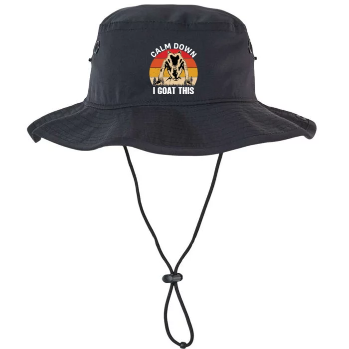 Calm Down I Goat This T Legacy Cool Fit Booney Bucket Hat