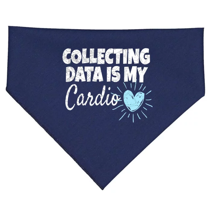 Collecting Data Is My Cardio - Behavior Analyst USA-Made Doggie Bandana