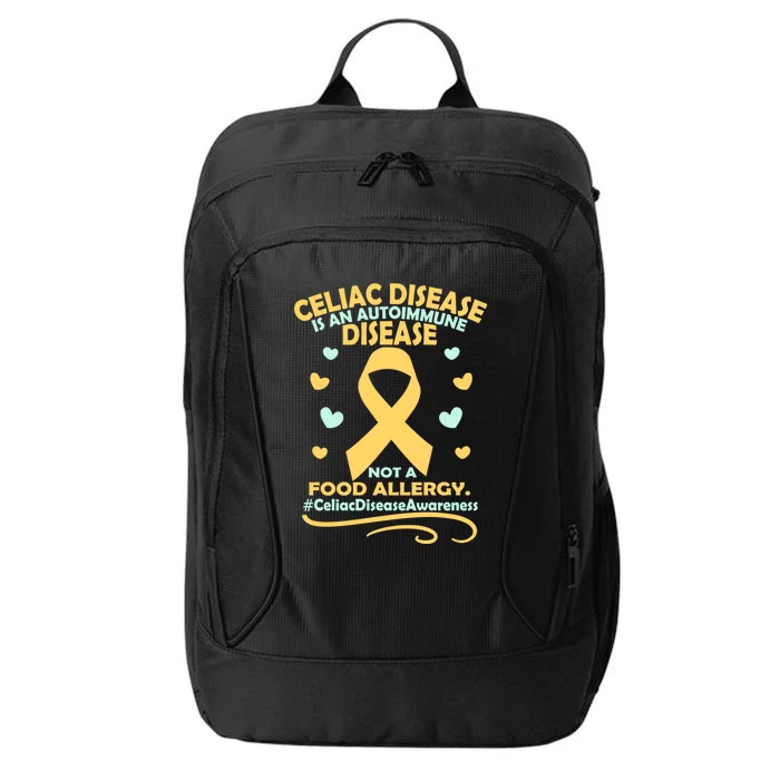 Celiac Disease Is An Autoimmune Disease Awareness Great Gift City Backpack