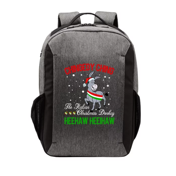 Christmas Donkey Italian Xmas Vector Backpack