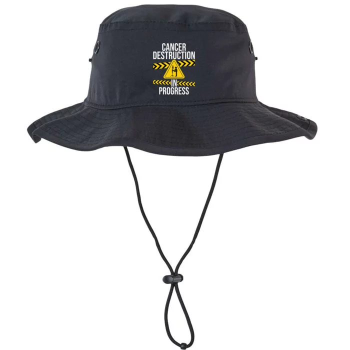 Cancer Destruction in Progress Cancer Survivor Fighter Legacy Cool Fit Booney Bucket Hat