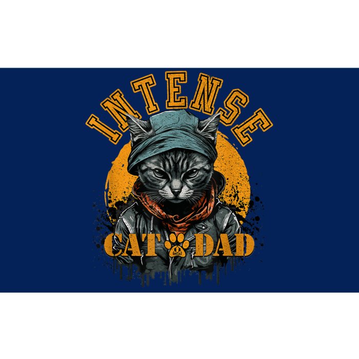 CAT DAD INSTENSE Cats And Kittens Design Bumper Sticker