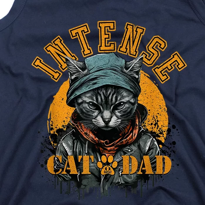 CAT DAD INSTENSE Cats And Kittens Design Tank Top