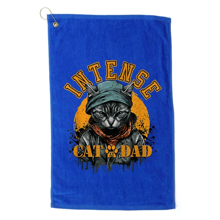 CAT DAD INSTENSE Cats And Kittens Design Platinum Collection Golf Towel