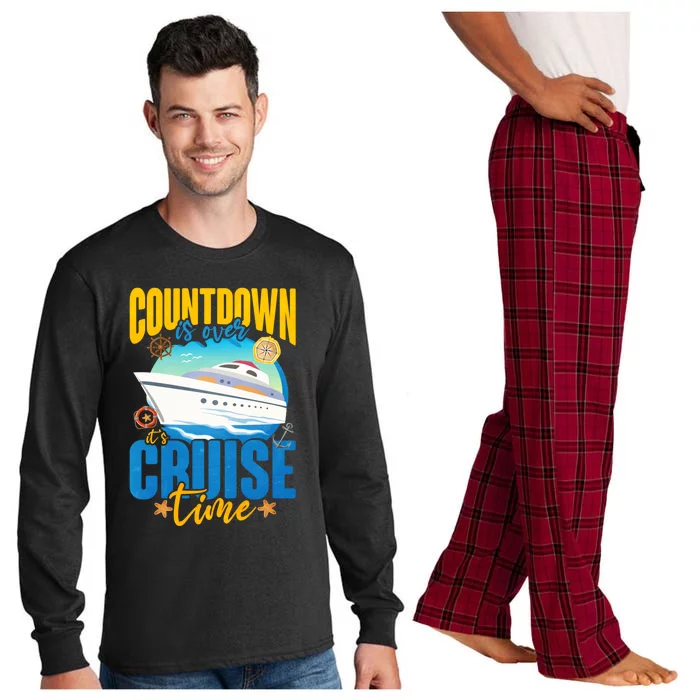 Count Down Is Over Its Cruise Time Gift Long Sleeve Pajama Set