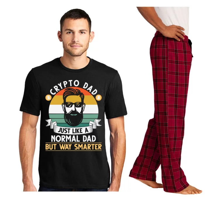 Crypto Dad Just Like A Normal Dad But Way Smarter Pajama Set