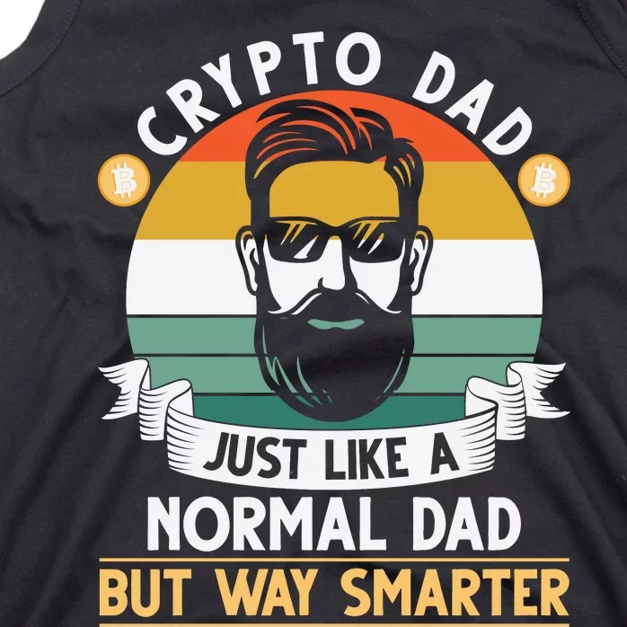 Crypto Dad Just Like A Normal Dad But Way Smarter Tank Top