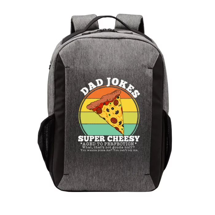 Cheesy Dad Joke Slice Of Pizza Vector Backpack