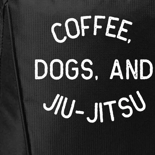 Coffee Dogs Jiu Jitsu For BJJ, Jujitsu Gift City Backpack