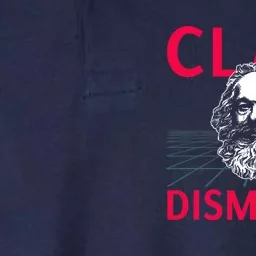 Class Dismissed Karl Marx Funny Socialism Communism Pun Copy Softstyle Adult Sport Polo