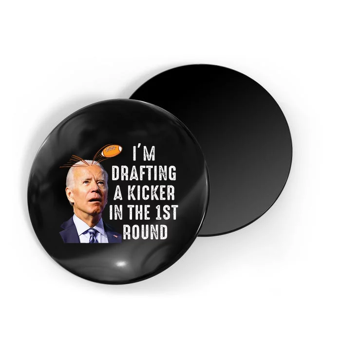 Confused Drafting Kicker Funny Fantasy Football Draft Party Magnet