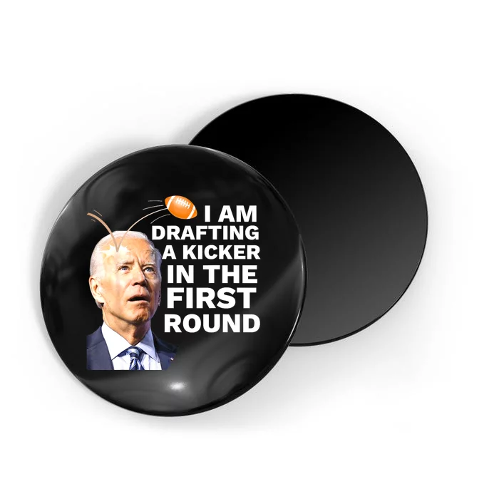 Confused Drafting Kicker Funny Fantasy Football Draft Party Magnet