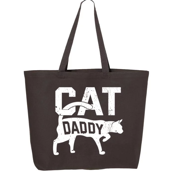 Cat Daddy Kitten Pet Owner Meow FatherS Day 25L Jumbo Tote