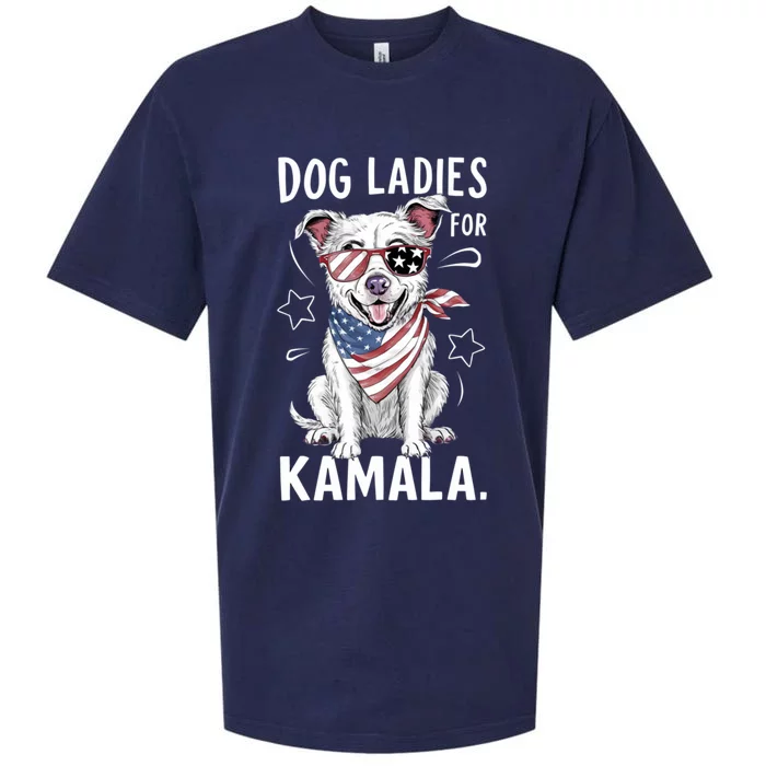 Cute Dog Kamala Dog Ladies Cute Gift Sueded Cloud Jersey T-Shirt