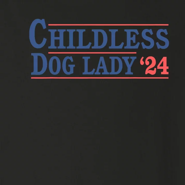 Childless Dog Lady Ladies Voting Election 2024 Usa Kamala Harris 20224 Toddler Long Sleeve Shirt