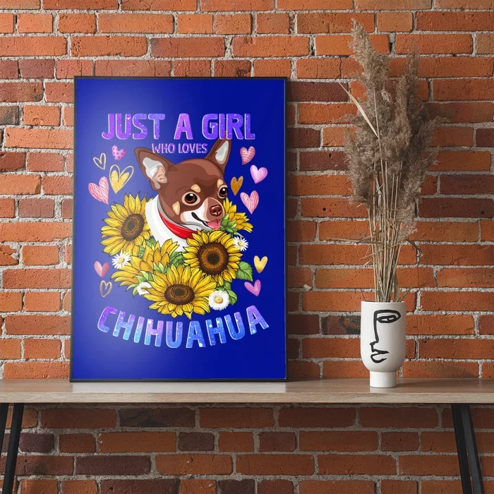 Chihuahua Dog Lover Funny Cute Puppy Cute Gift Poster