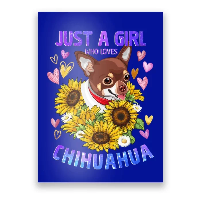 Chihuahua Dog Lover Funny Cute Puppy Cute Gift Poster