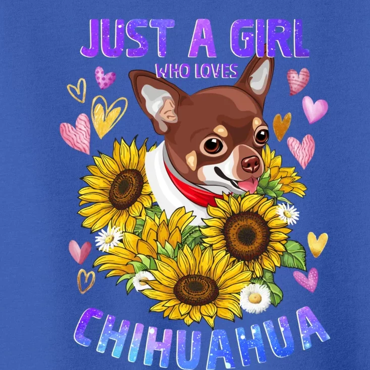 Chihuahua Dog Lover Funny Cute Puppy Cute Gift Toddler T-Shirt