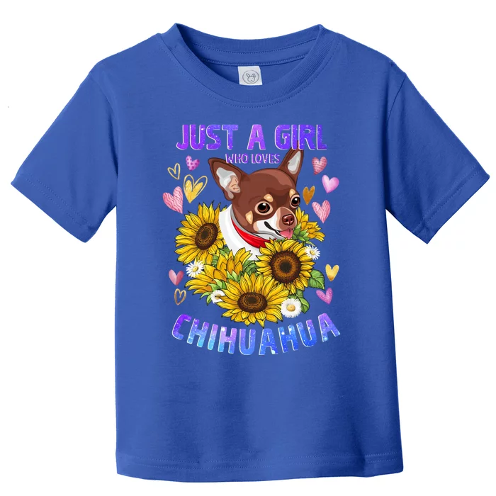 Chihuahua Dog Lover Funny Cute Puppy Cute Gift Toddler T-Shirt