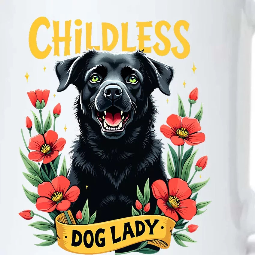 Childless Dog Lady Labrador Dog Election 2024 Funny Black Color Changing Mug