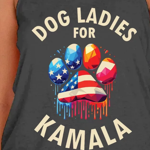 Childless Dog Ladies Women's Knotted Racerback Tank