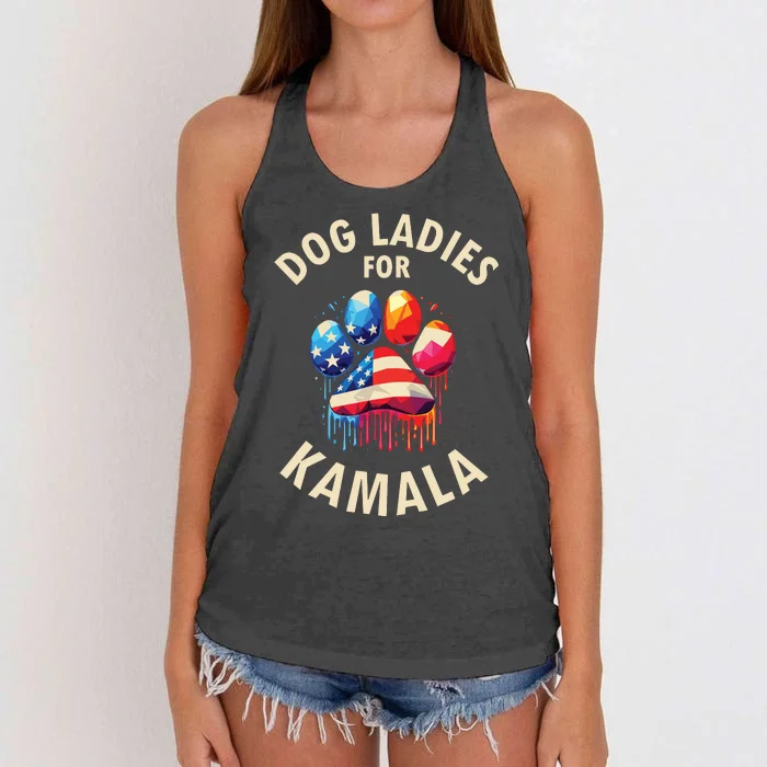 Childless Dog Ladies Women's Knotted Racerback Tank