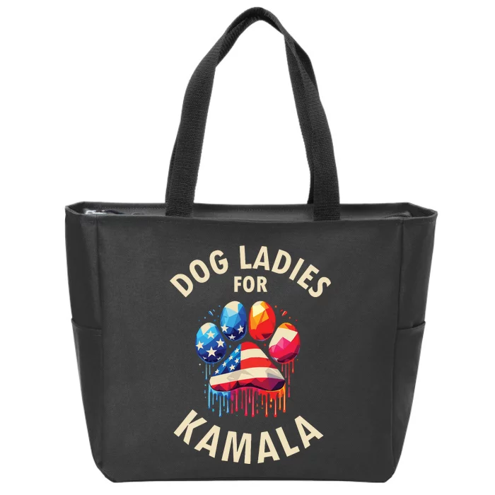 Childless Dog Ladies Zip Tote Bag