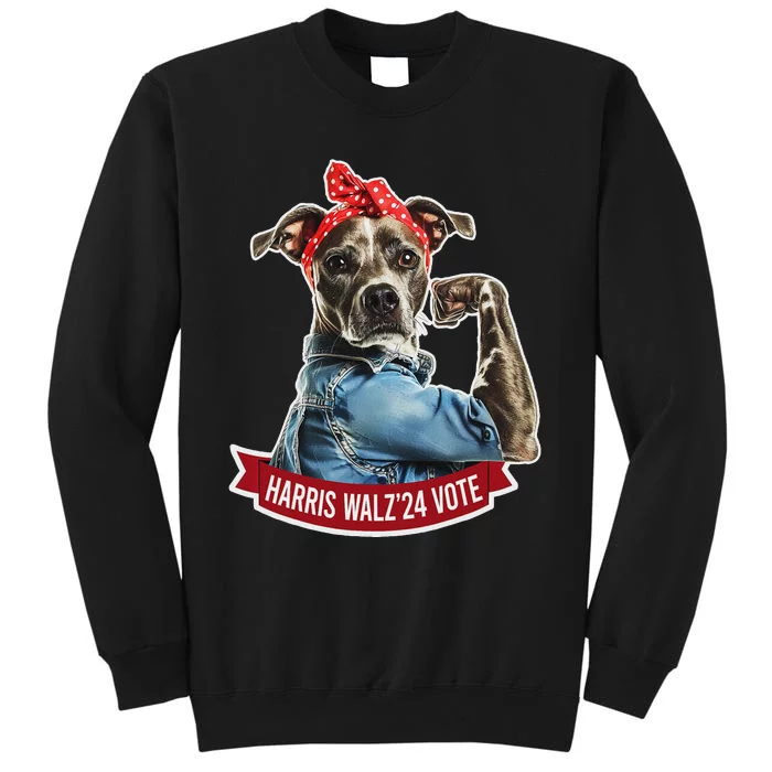 Childless Dog Lady Kamala Harris Tim Walz Vote Election Sweatshirt