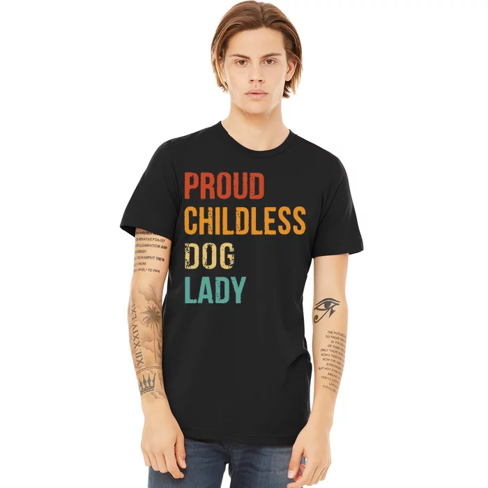 Childless Dog Lady Proud Usa 2024 Gift Premium T-Shirt