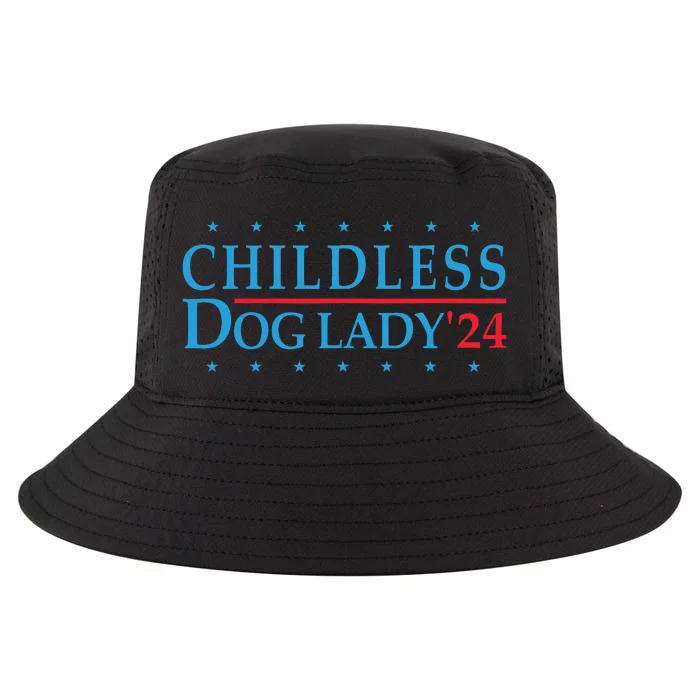 Childless Dog Lady Election Vote 2024 Patriotic Cool Comfort Performance Bucket Hat