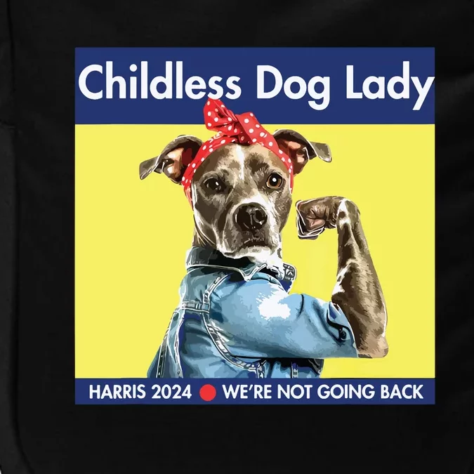 Childless Dog Lady Is Voting Kamala Election Usa 2024 Impact Tech Backpack