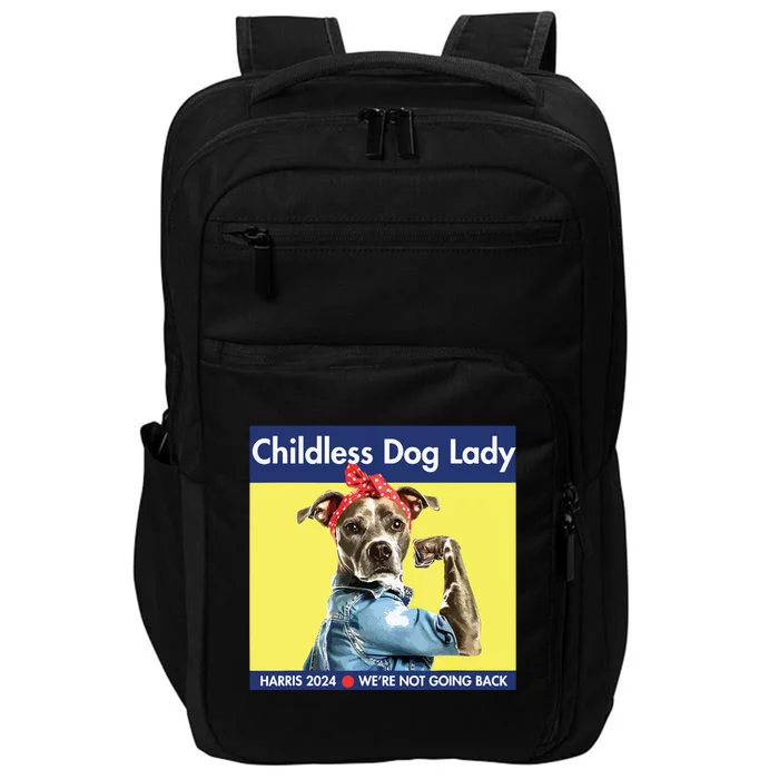 Childless Dog Lady Is Voting Kamala Election Usa 2024 Impact Tech Backpack