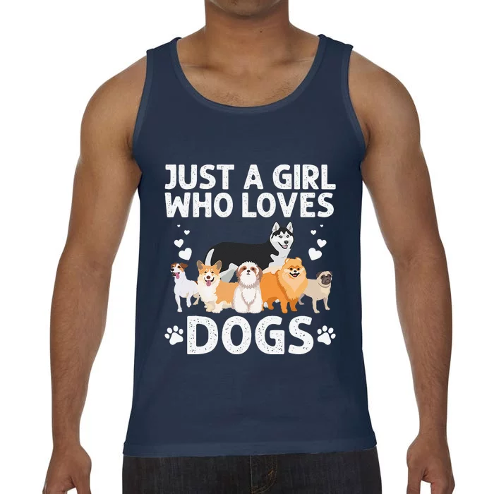 Cool Dog Lover For Women Groomer Handler Dog Lady Comfort Colors® Tank Top