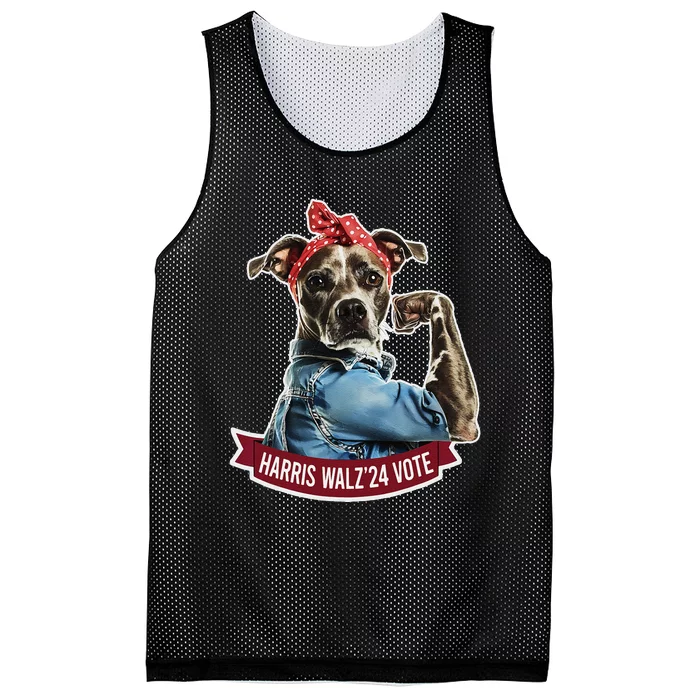 Childless Dog Lady Kamala Harris Tim Walz Vote Election Mesh Reversible Basketball Jersey Tank