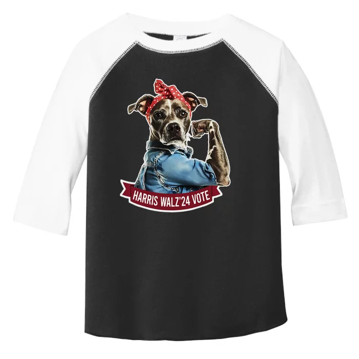 Childless Dog Lady Kamala Harris Tim Walz Vote Election Toddler Fine Jersey T-Shirt