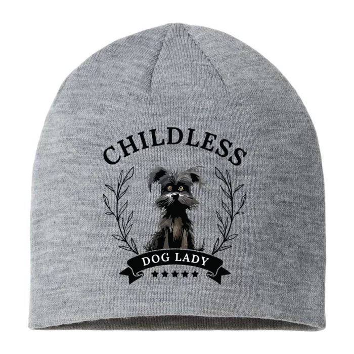 Childless Dog Lady For President 2024 Childless Dog Lady 8 1/2in Sustainable Knit Beanie