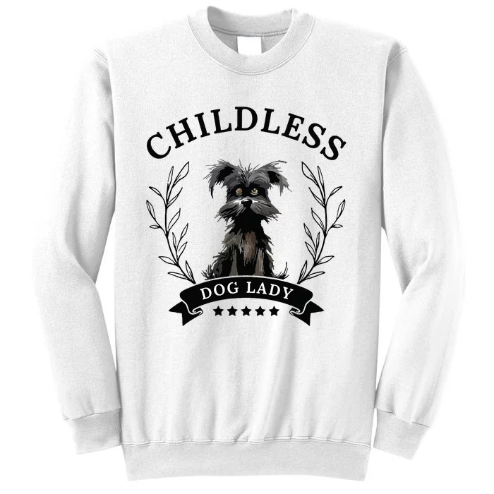 Childless Dog Lady For President 2024 Childless Dog Lady Sweatshirt