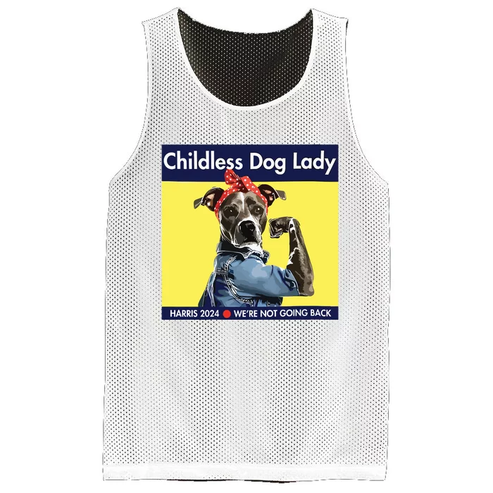 Childless Dog Lady Is Voting Kamala Election Usa 2024 Mesh Reversible Basketball Jersey Tank