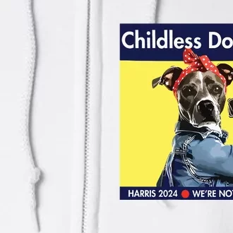 Childless Dog Lady Is Voting Kamala Election Usa 2024 Full Zip Hoodie