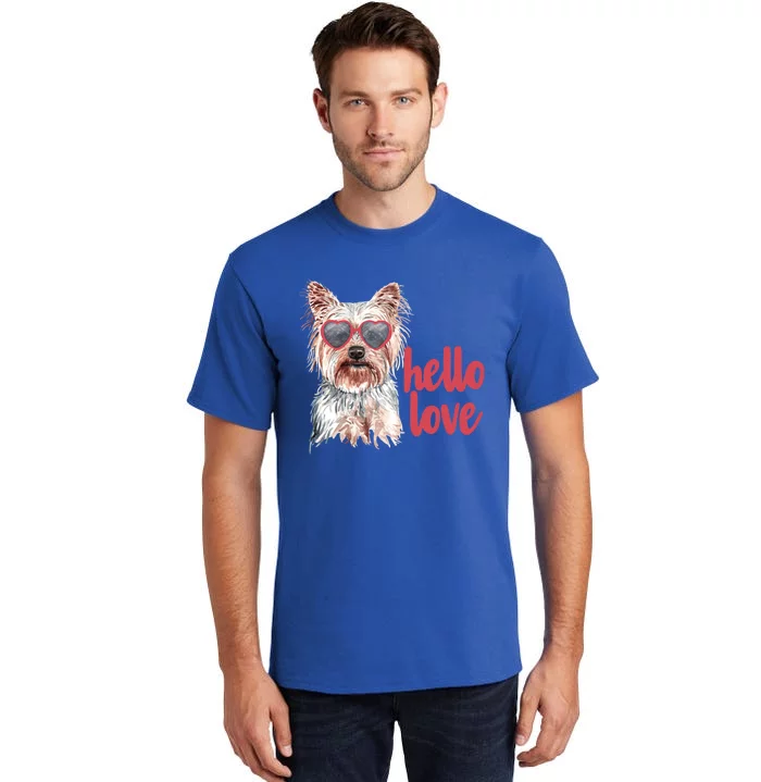 Cute Dog Lover Valentines Days Gift Her Gift Tall T-Shirt