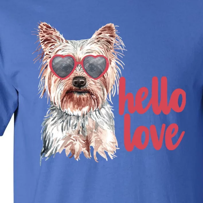 Cute Dog Lover Valentines Days Gift Her Gift Tall T-Shirt