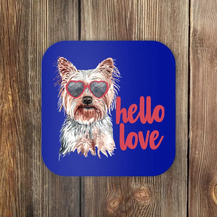 Cute Dog Lover Valentines Days Gift Her Gift Coaster