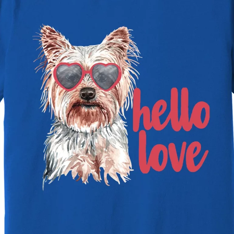 Cute Dog Lover Valentines Days Gift Her Gift Premium T-Shirt