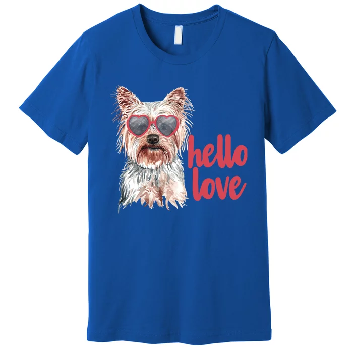 Cute Dog Lover Valentines Days Gift Her Gift Premium T-Shirt