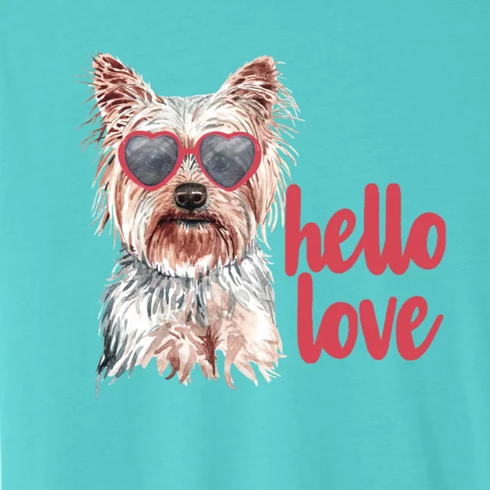 Cute Dog Lover Valentines Days Gift Her Gift ChromaSoft Performance T-Shirt