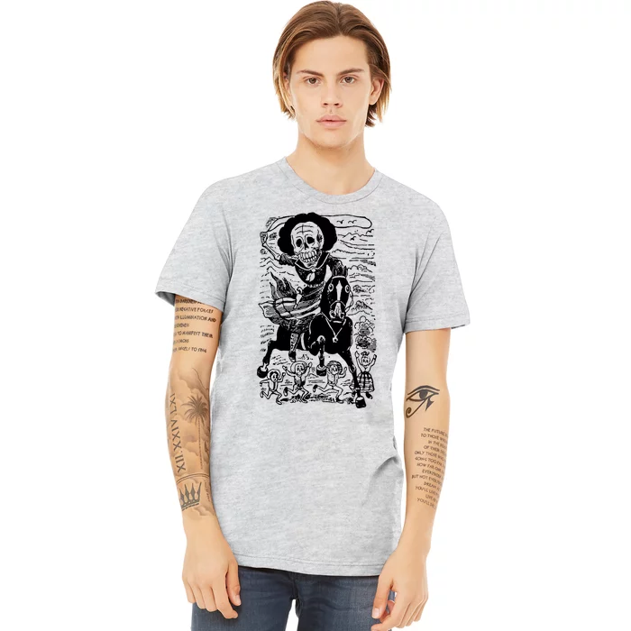 Calavera De La Adelita Premium T-Shirt