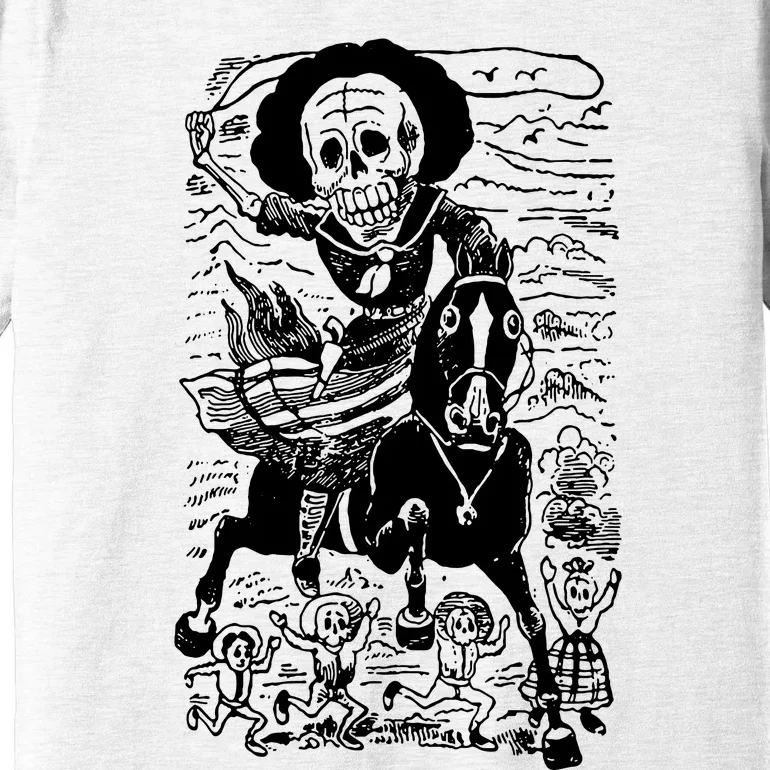 Calavera De La Adelita Premium T-Shirt